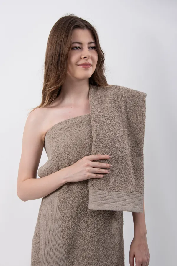 Güvenal  DURU 2-teiliges Badetuch-Set | Handtuch | Handtuch-Set | Badeset | Mitgift-Handtuch