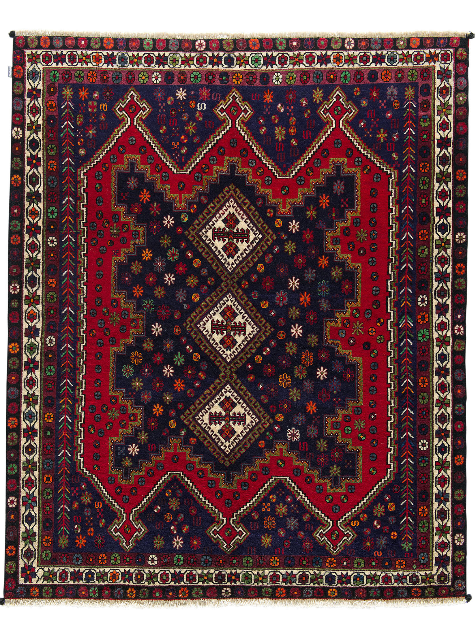 Sirjan ca. 173 x 210 cm, Unikat / Einzelstück