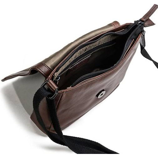 FARMHOOD Memphis Umhängetasche Leder 22 cm