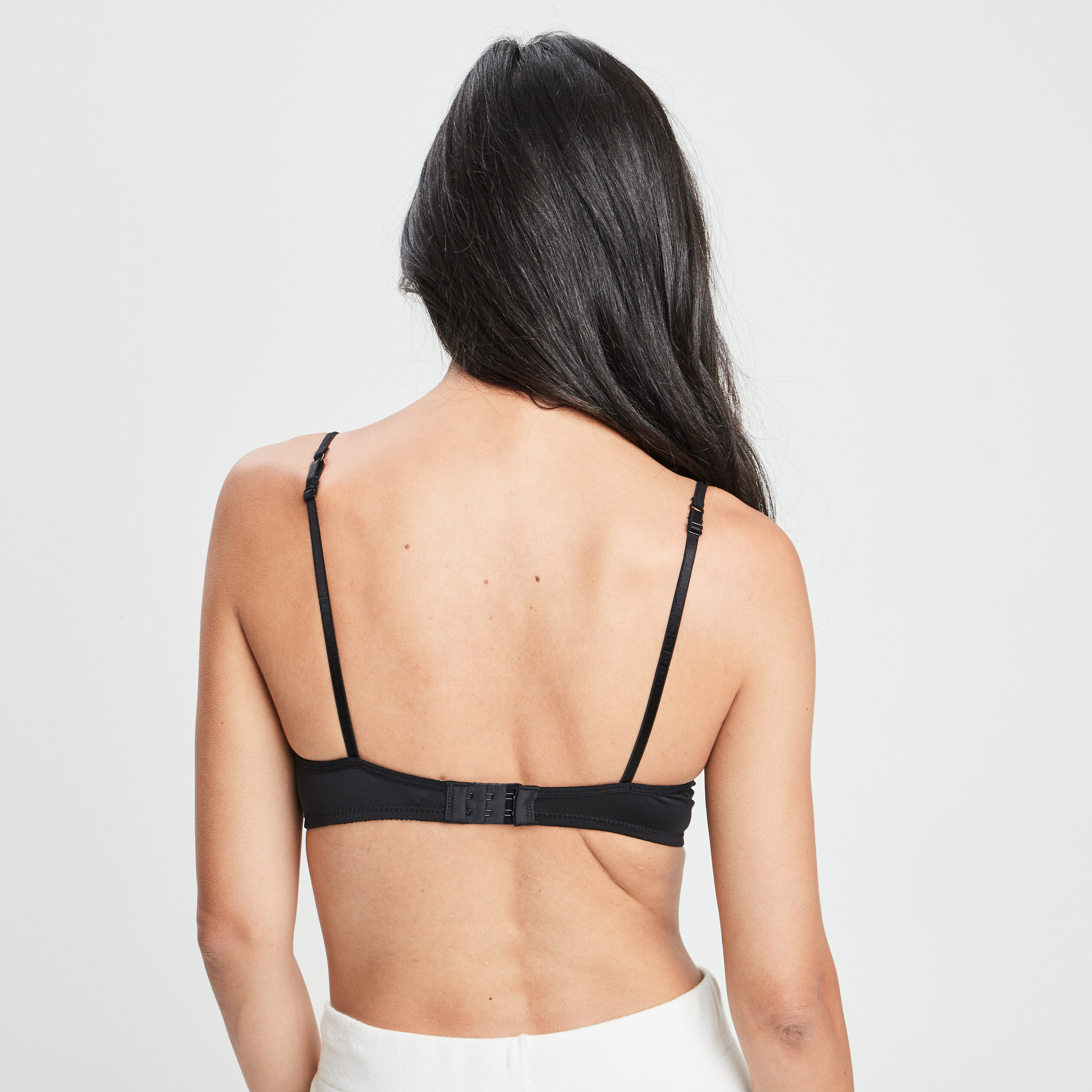 Soutien-gorge corbeille micro dentelle noir femme | La Halle