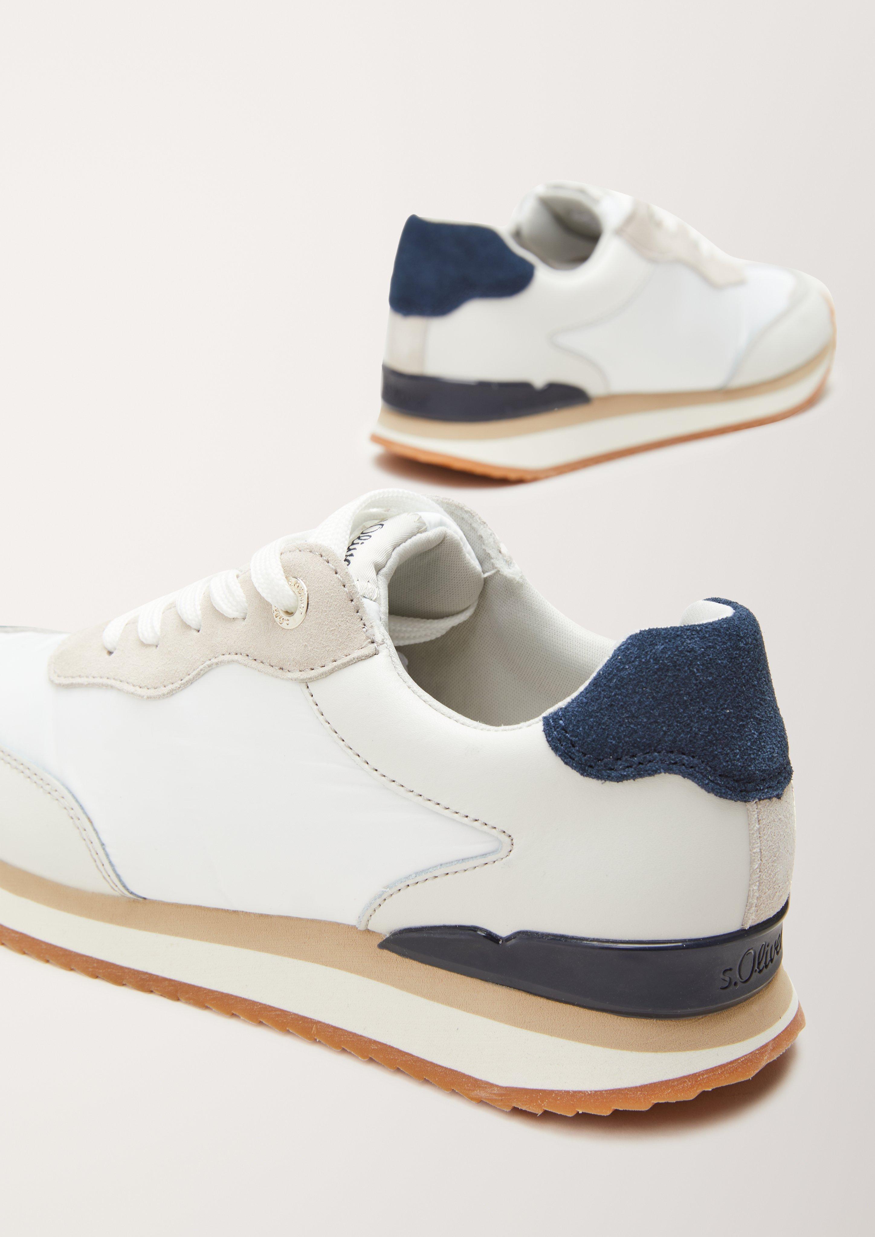 Sneaker aus Ledermix  6005162-110