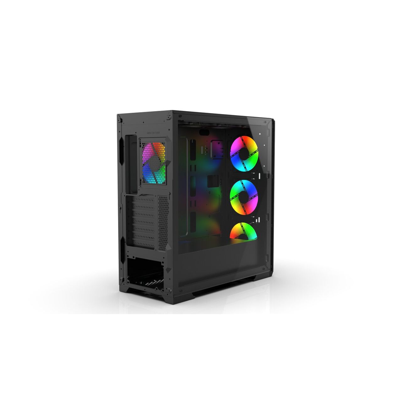 Inca EMPOUSA Premium Computer CASE EMG-17XN 4x ARGB Lüfter Fernbedienung Gaming-Gehäuse