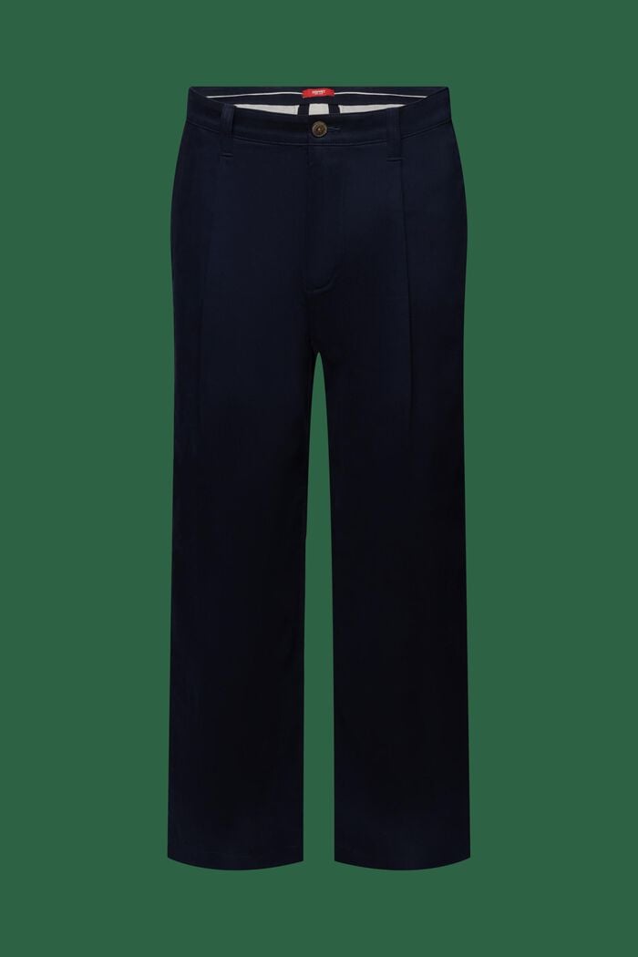Chinohose mit weitem Bein
