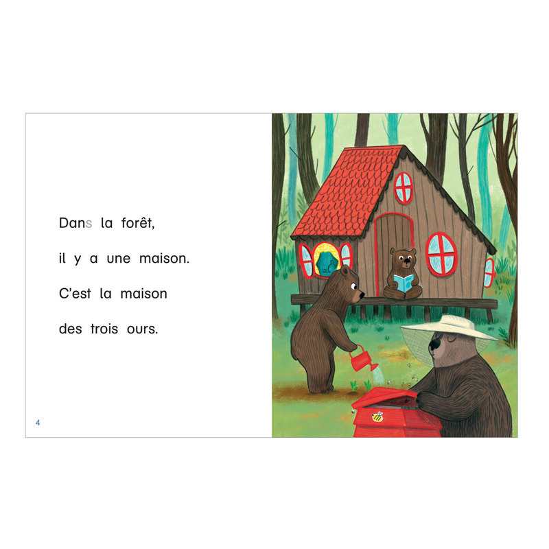 Livre Je rentre en CP, Boucle d'or et les trois ours, je déchiffre - Flammarion