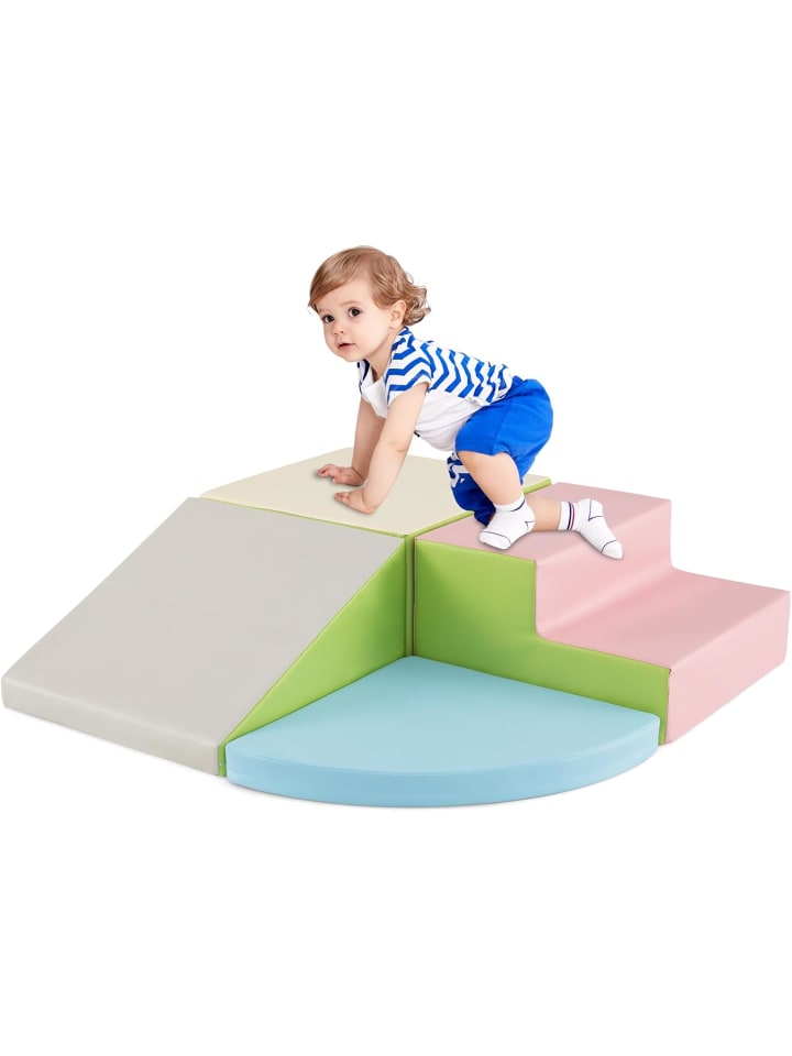 COSTWAY 4 TLG. Schaumstoffbausteine in Rosa günstig kaufen onesize