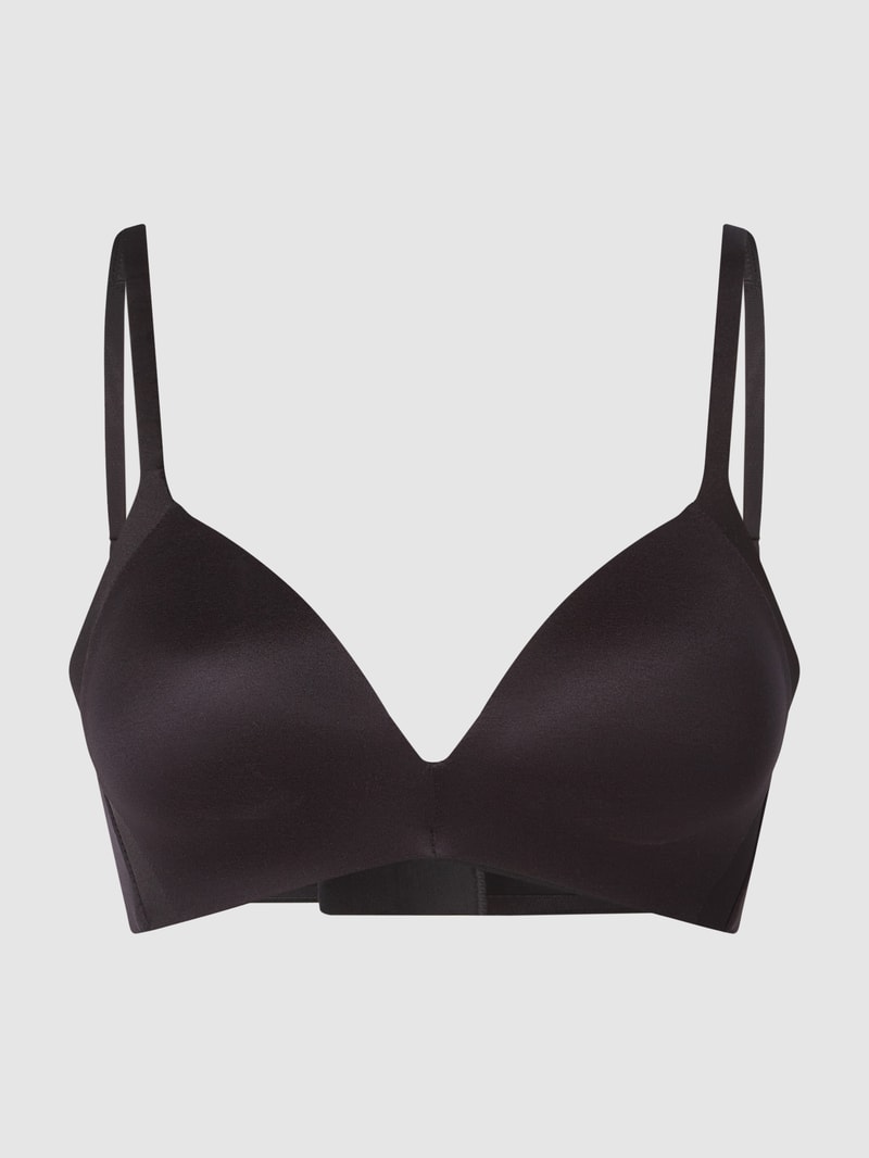 Soft-BH aus Satin in schwarz