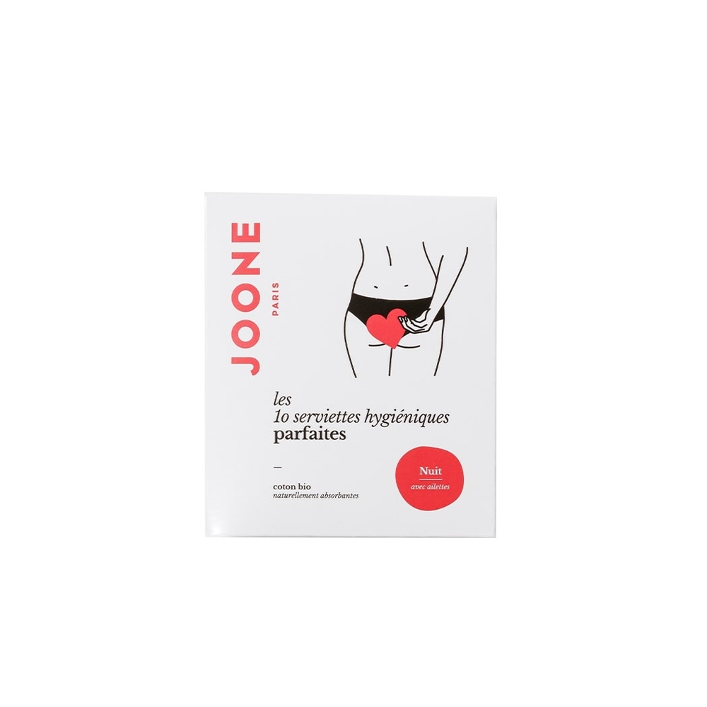 joone Les serviettes hygiéniques parfaites nuit x 10 Serviettes Hygiéniques Nuit
