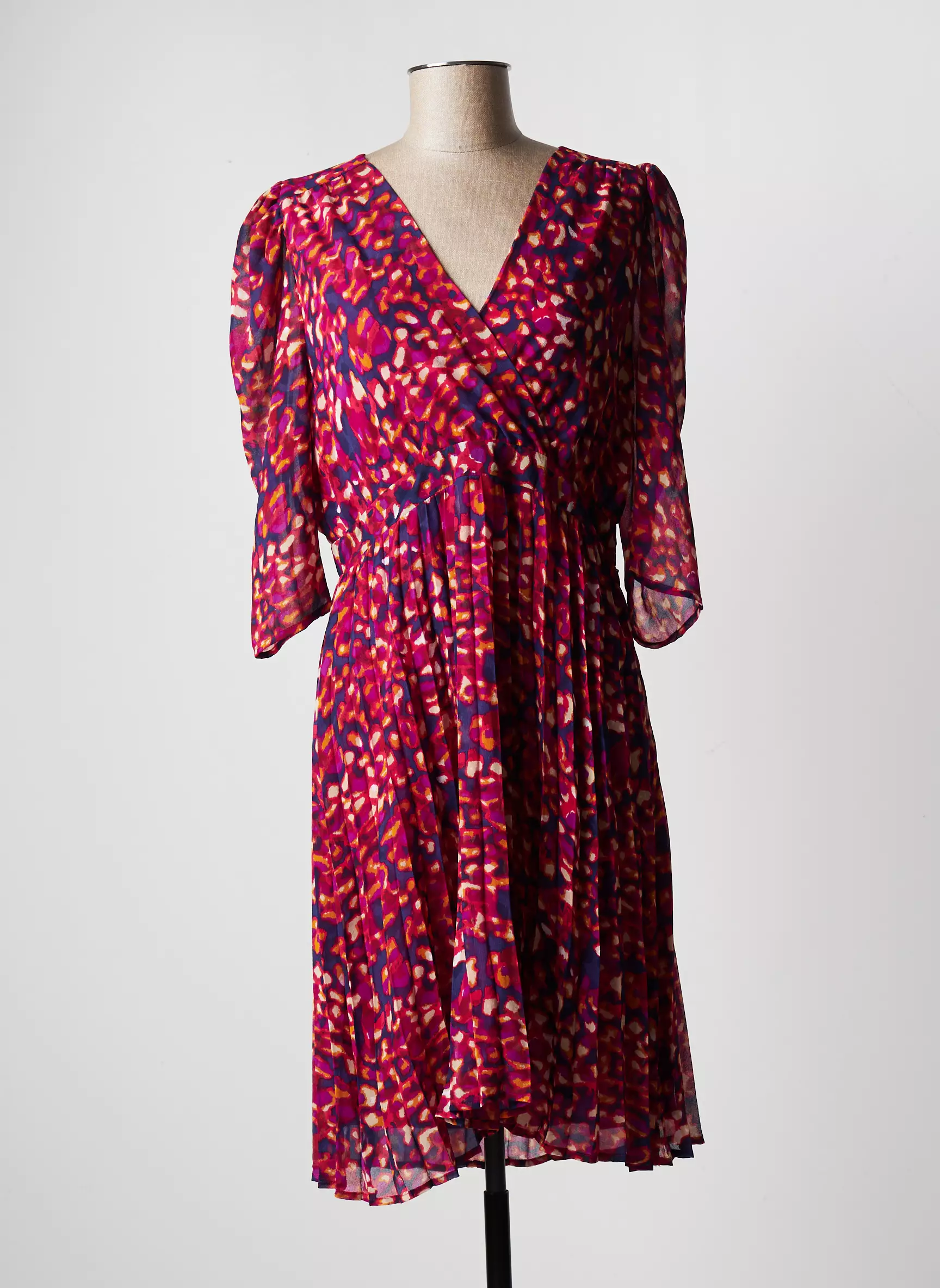La Petite Etoile Robes Mi Longues Femme couleur rose