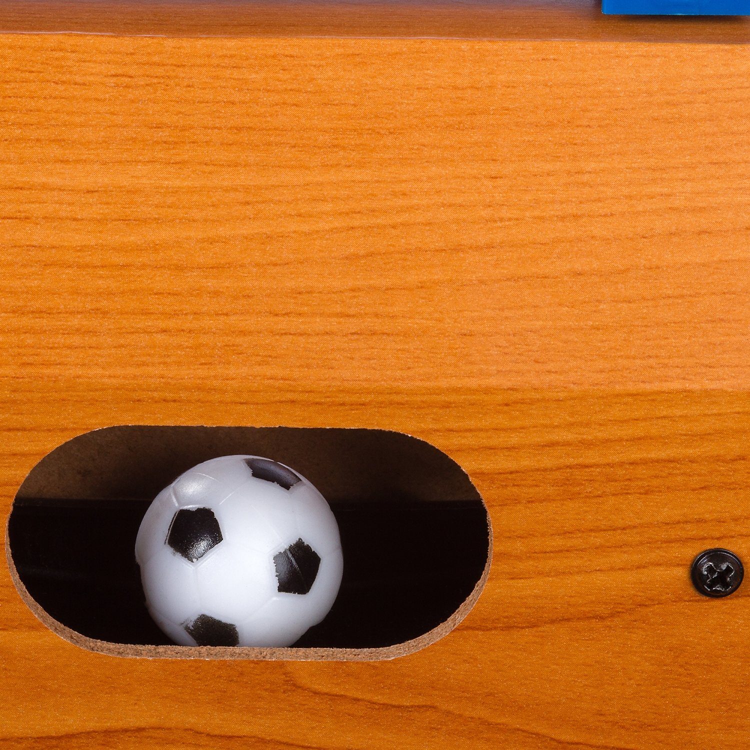 GAMES PLANET Mini-Tischkicker Mini Kicker Tischfußball „Chelsea“ Tischkicker, Maße: 70x37x25 cm, Gewicht: 4 kg, 4 Dekorvarianten