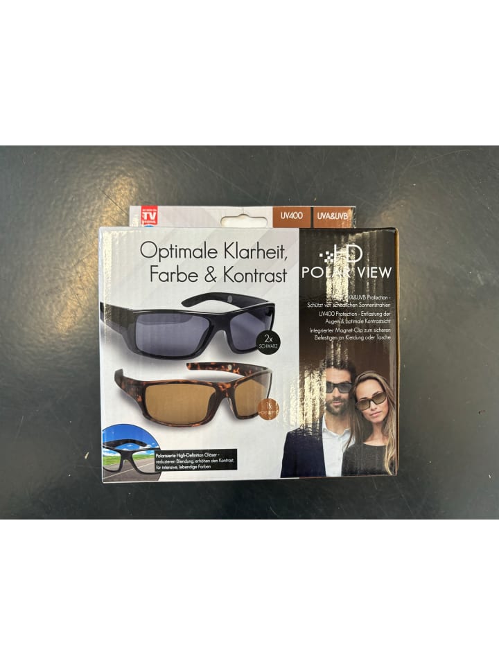 MediaShop Sonnenbrille HD Polar View Set in Ohne Farben günstig kaufen onesize