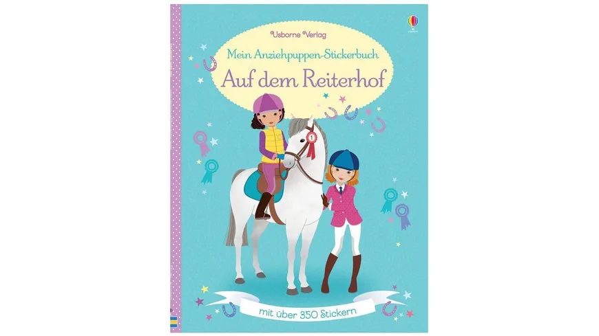Buch - Usborne Verlag - Mein Anziehpuppen-Stickerbuch: Auf dem Reiterhof