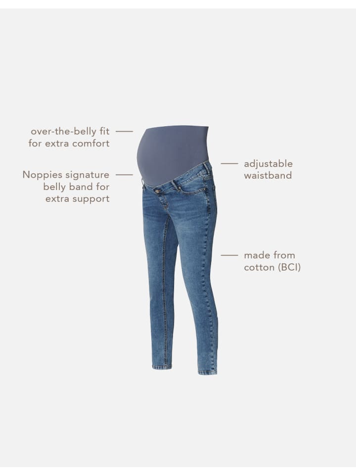 Noppies Skinny Umstandsjeans Avi in Every Day Blue günstig kaufen