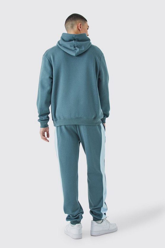 Man Signature Colorblock Trainingsanzug mit Kapuze