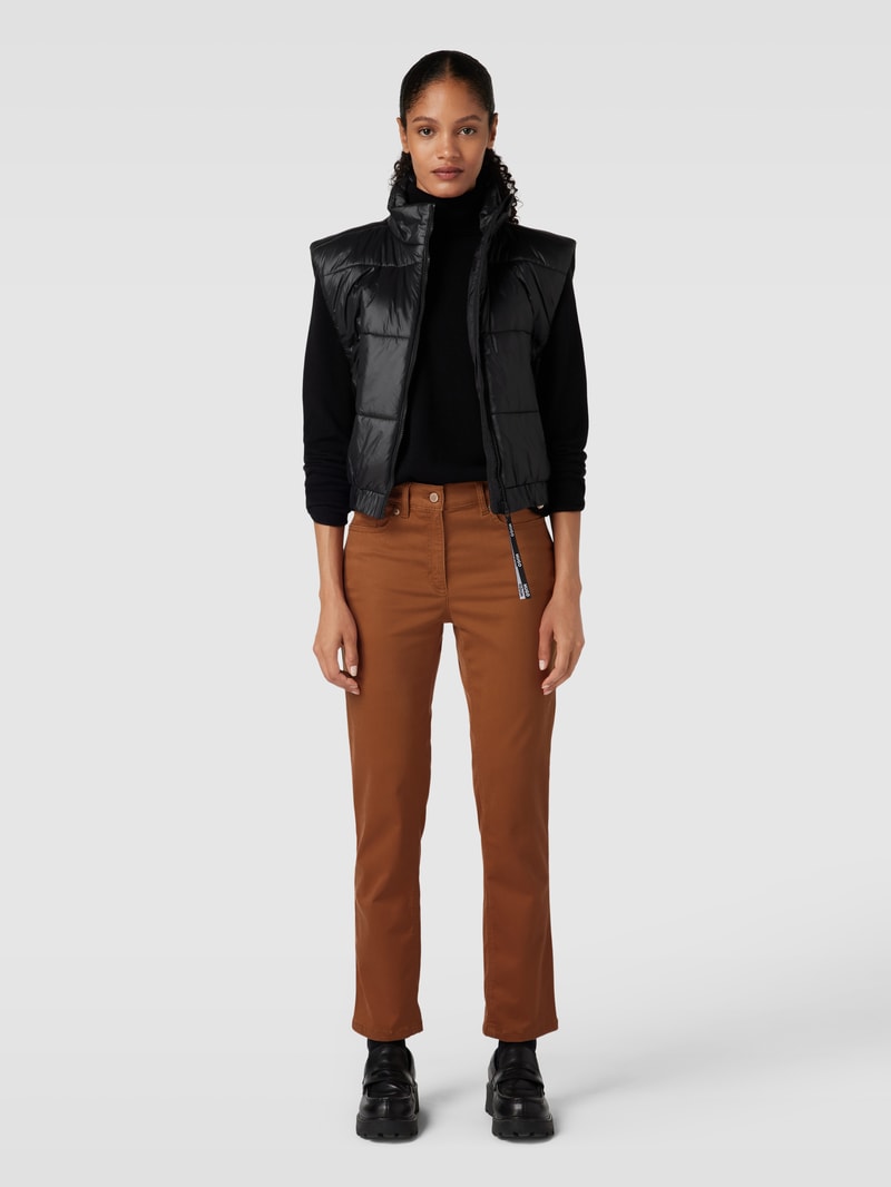 Comfort Fit Jeans im 5-Pocket-Design Modell 'GRETA' in cognac