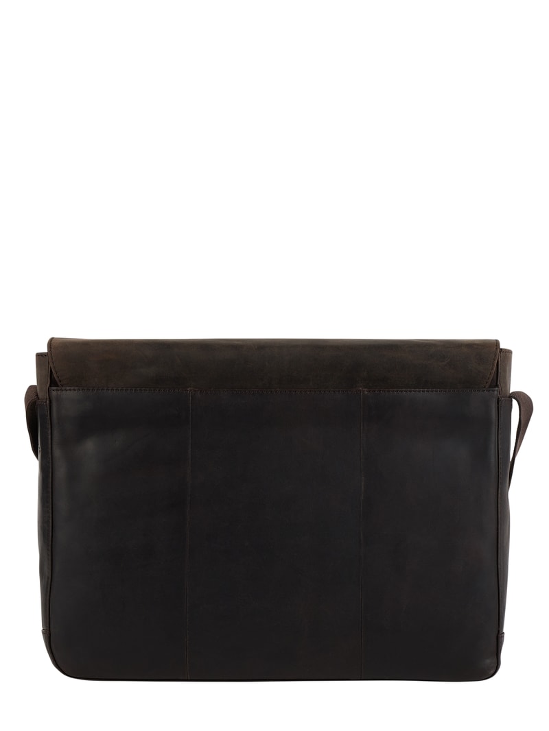 Messenger Bag aus Leder Modell 'Jeremy' in dunkelbraun