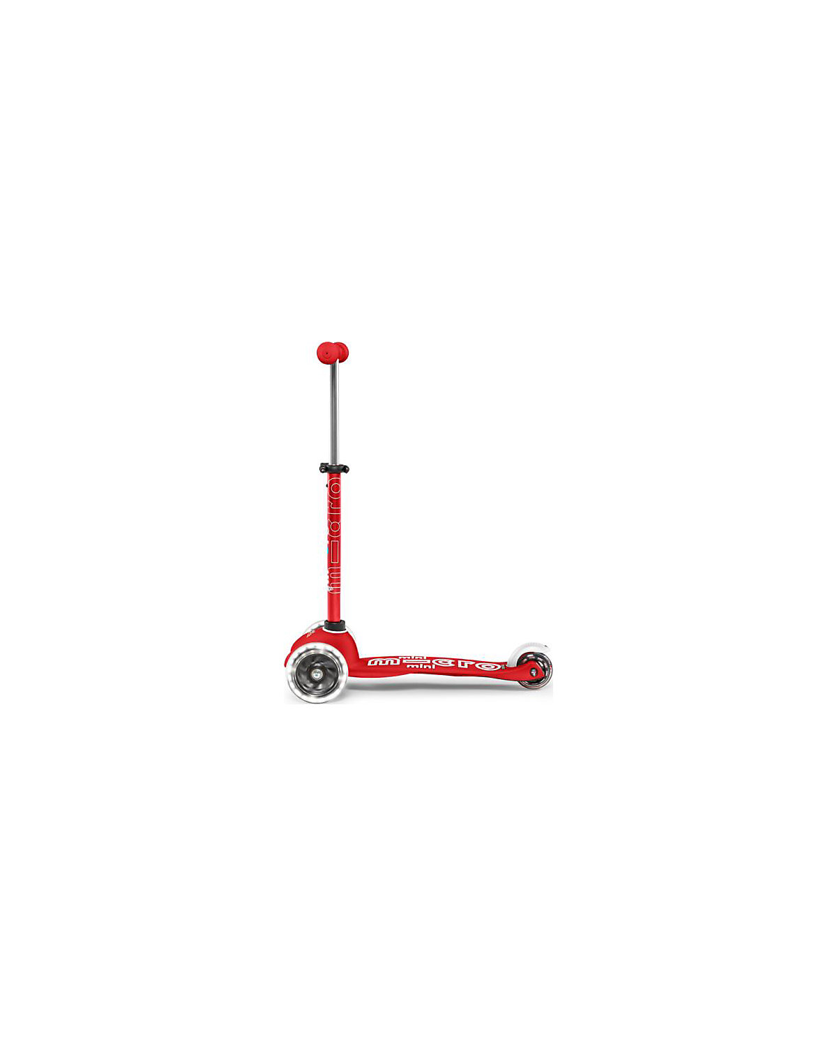Kickboard mini micro deluxe LED, rot