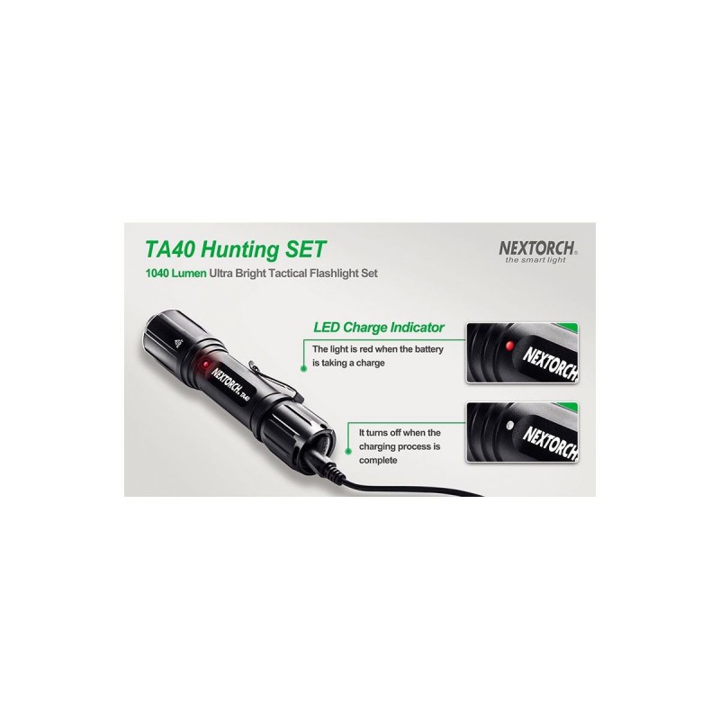 Nextorch TA40 Kit 1040 Lumen, LED-Taschenlampe