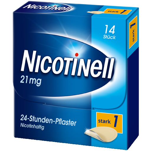 NICOTINELL 21 mg/24-Stunden-Pflaster 52,5mg  14 St  Pflaster, transdermal