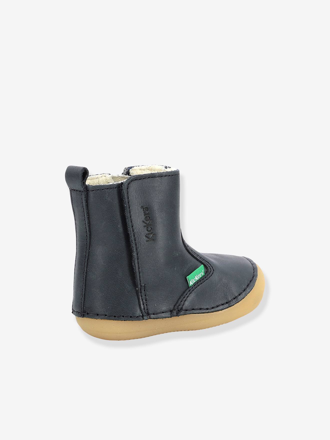 Kickers Jungen Baby Lauflernboots SOCOOL CHO KICKERS - camelfarben