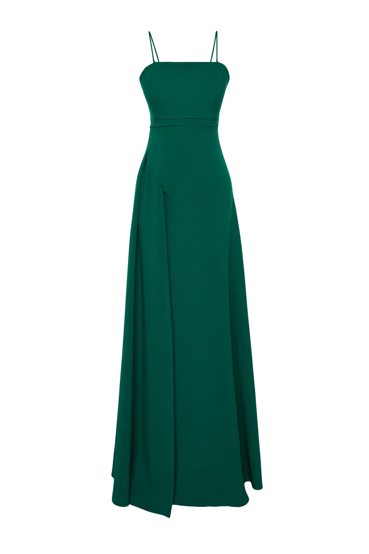 Trendyol Collection  Smaragdgrünes gewebtes Abendkleid TPRSS19FZ0511