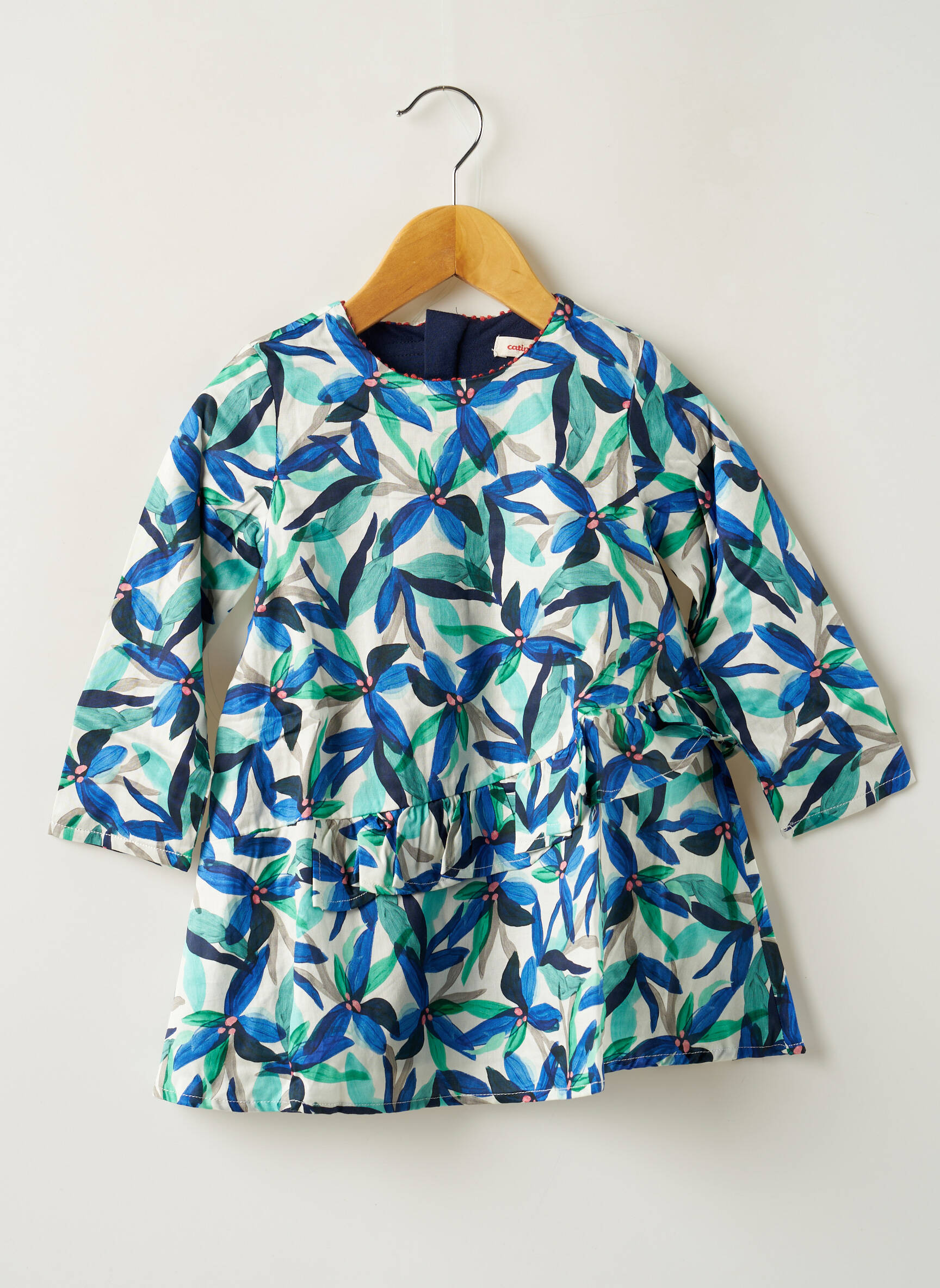 Catimini Robes Courtes Fille couleur bleu