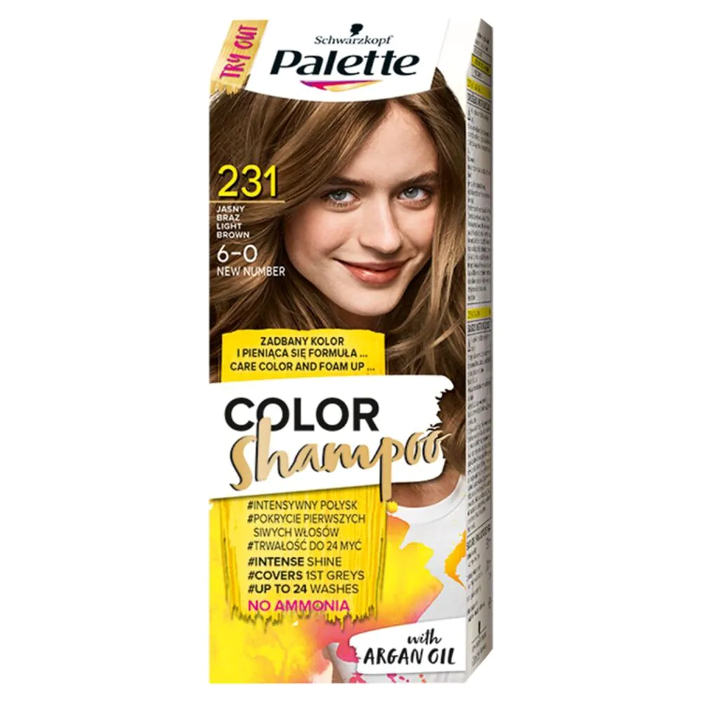Palette Color шампон 231 Светло смеђа