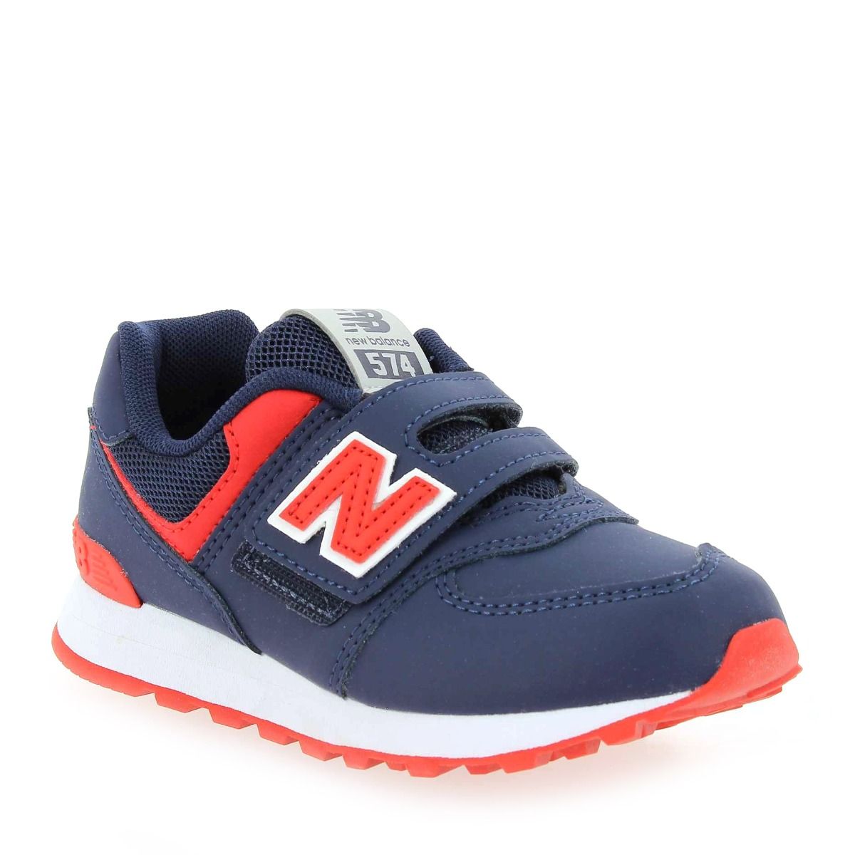 New Balance  PV574 VELCRO CLOSED VAMP - marine rouge