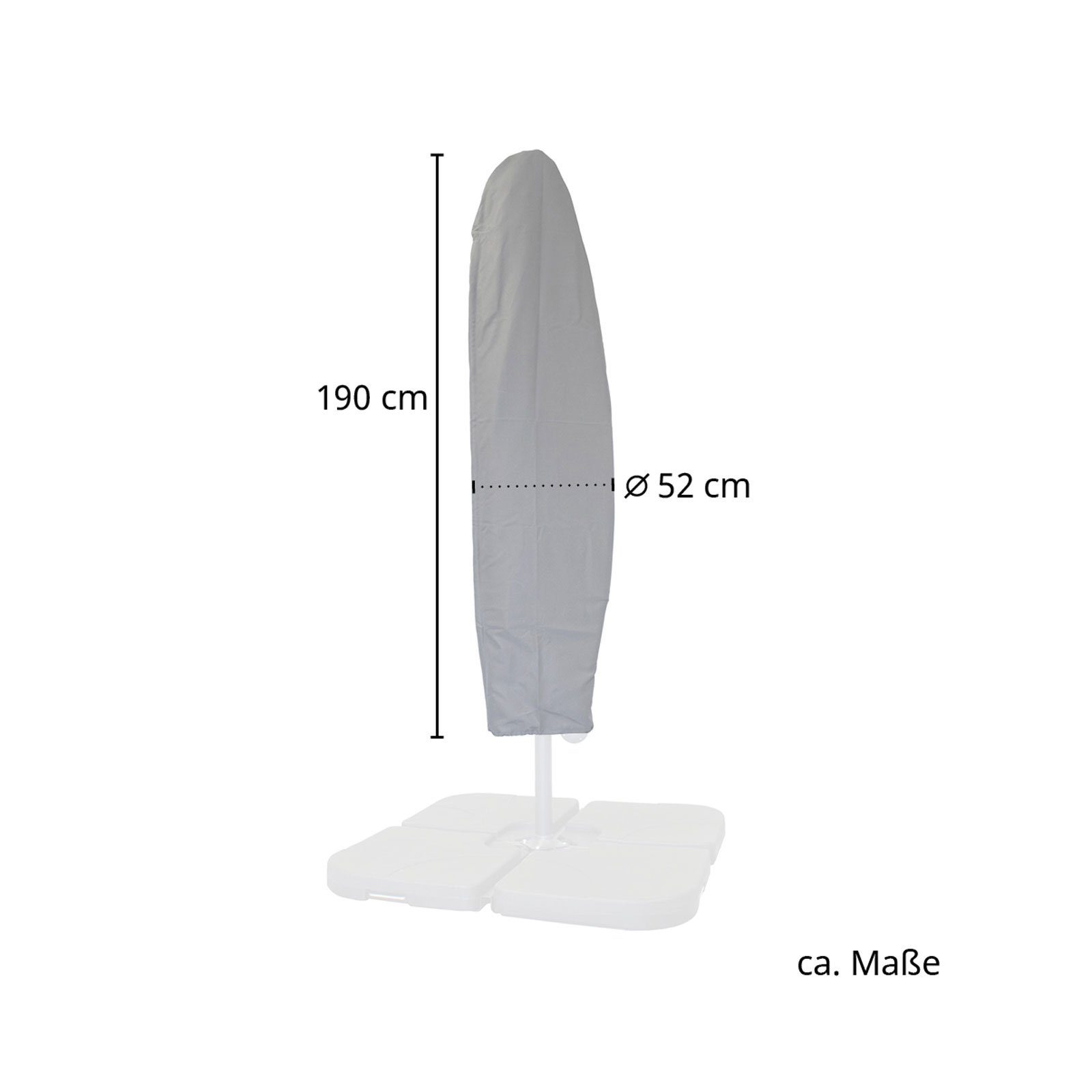 SVITA Sonnenschirm-Schutzhülle Ampelschirm 3m, Wasserabweisend, UV Schutz