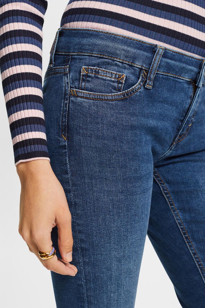 Recycelt: Skinny Jeans mit niedrigem Bund