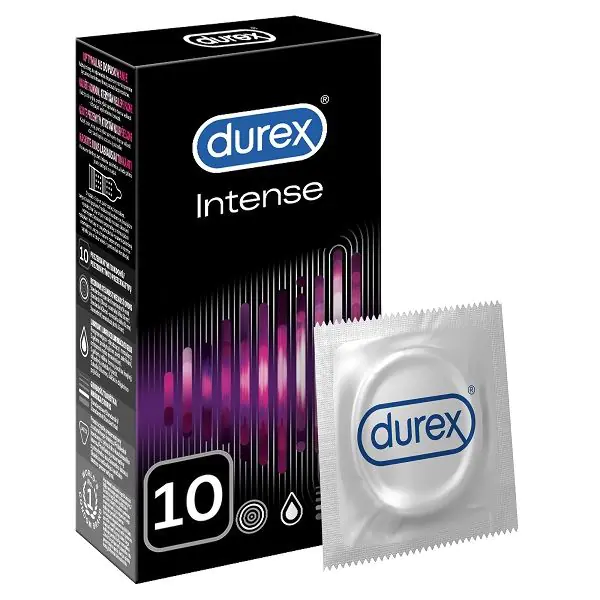 Προφυλακτικά Durex Intense, 10 τεμάχια.