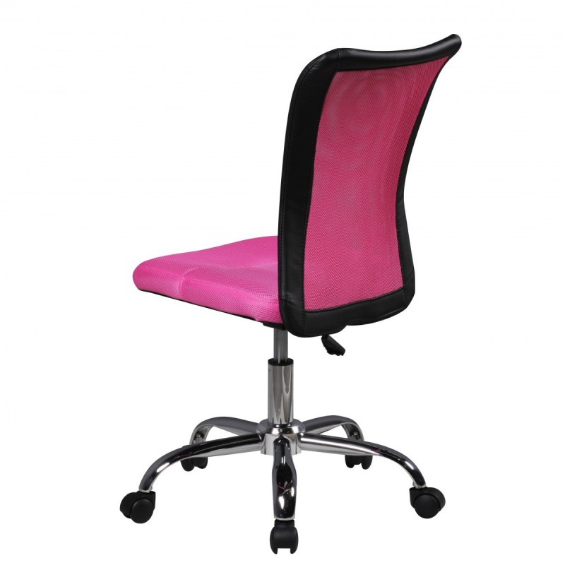 Amstyle Jugendstuhl Lukas Kinderzimmerstuhl Kinderdrehstuhl Netz Pink Schreibtischstuhl höhenverstellbar