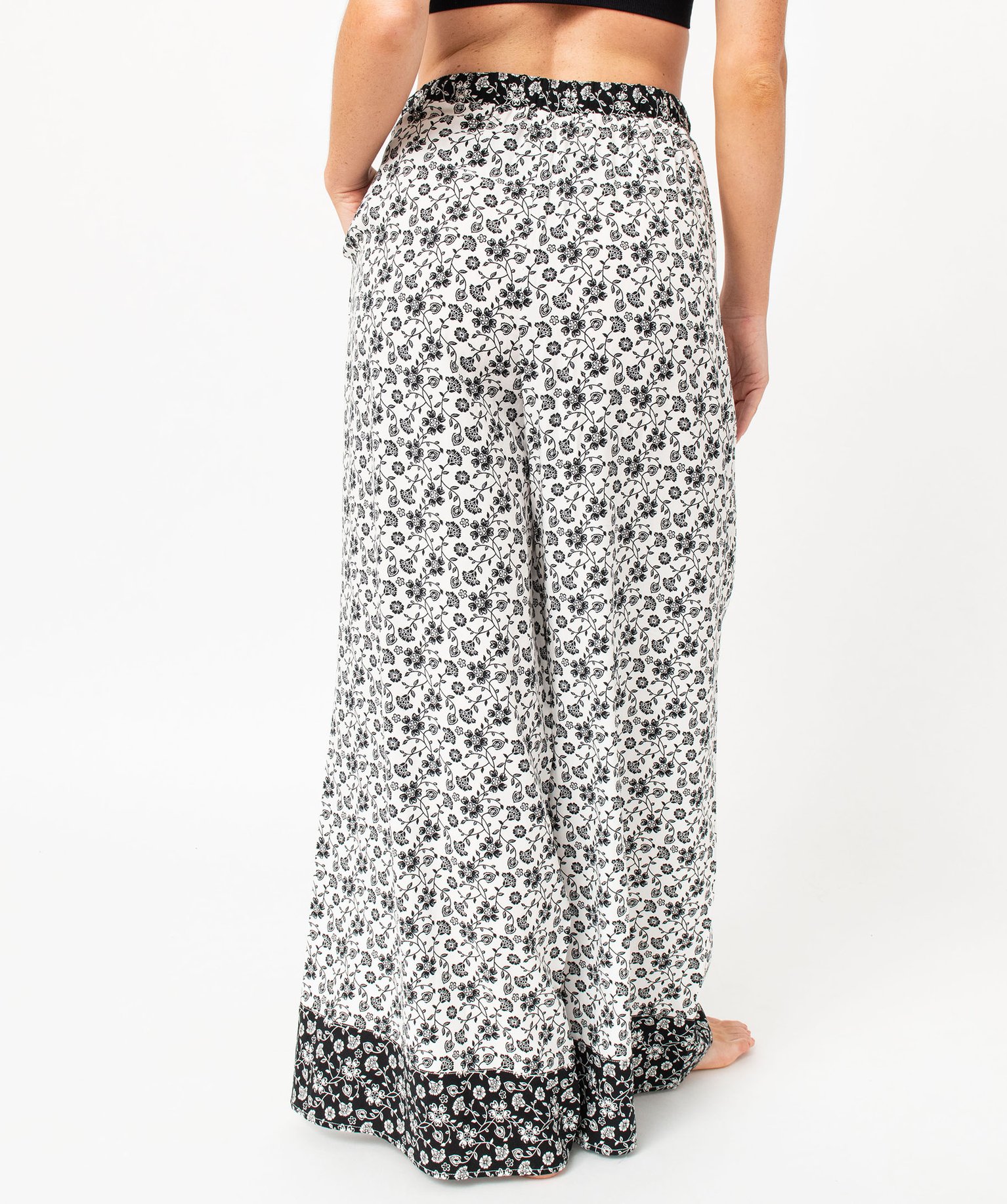 Pantalon de pyjama fluide coupe ample femme imprime | GEMO