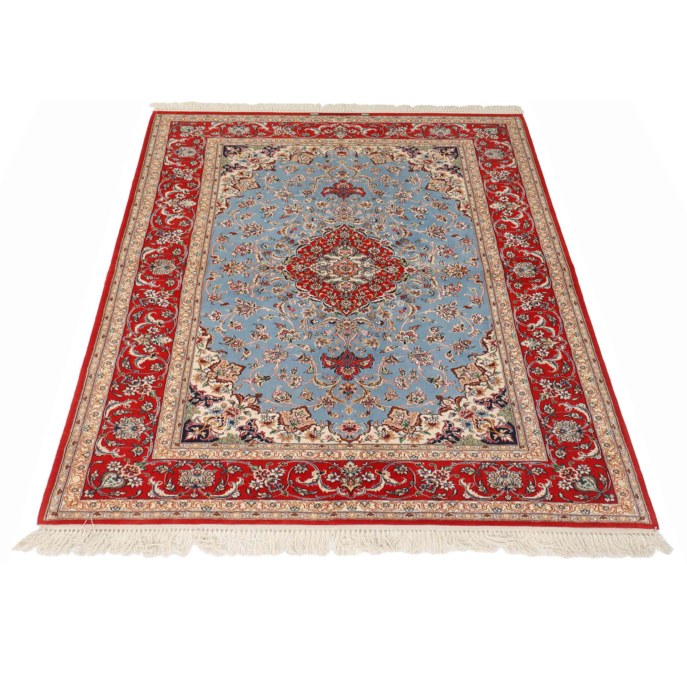 Isfahan Mehrabi auf Seide ca. 134 x 199 cm, Unikat / Einzelstück