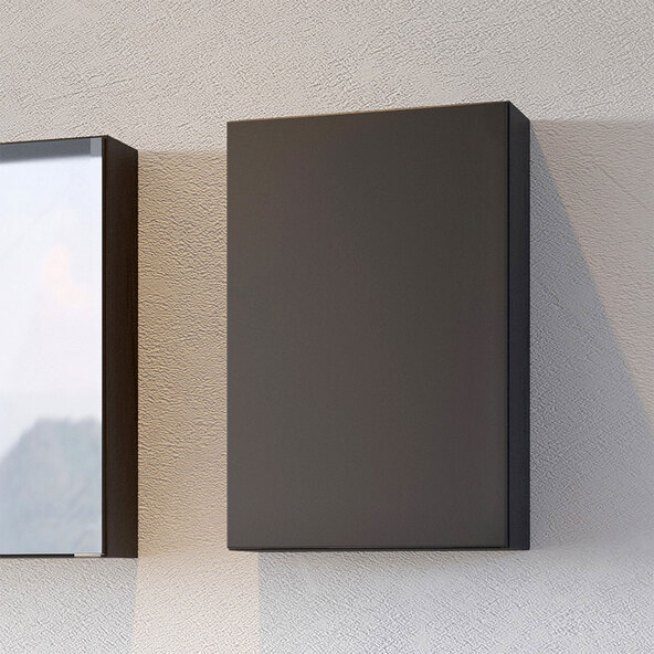 Hängeschrank Bristol, 40 cm, matt grau/grafitgrau