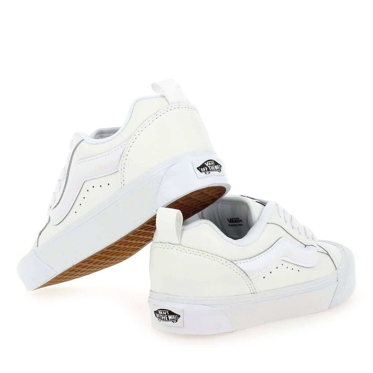 Vans  KNU SKOOL LEATHER - Blanc