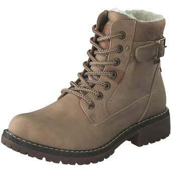Puccetti Schnür Boots in beige