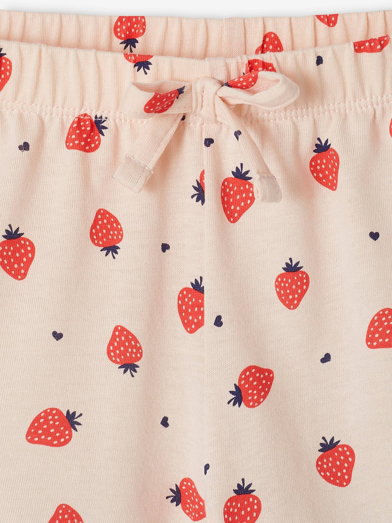 Vertbaudet 2er-Pack Mädchen Schlafshorts - rosa