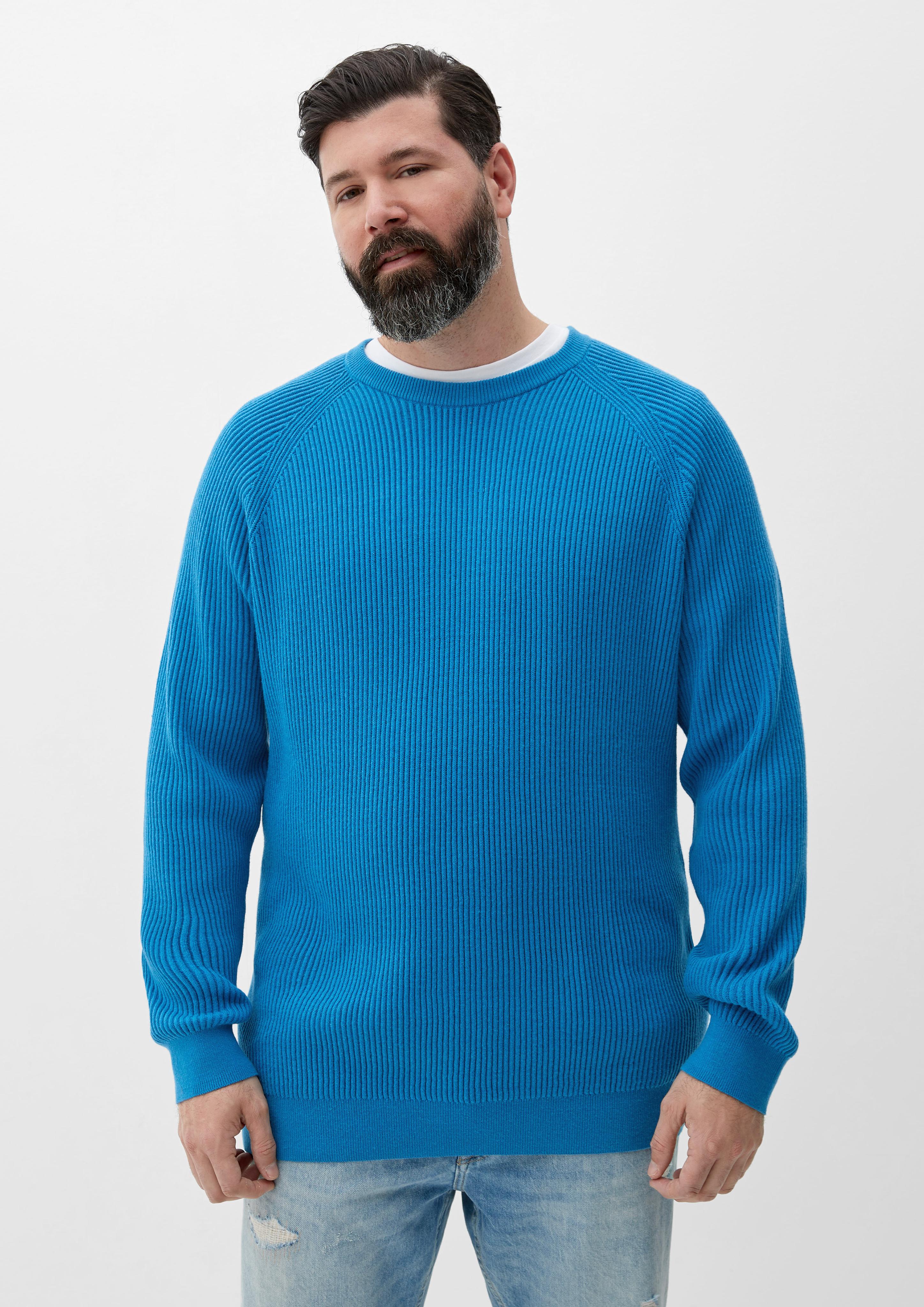 Strickpullover mit Rippstruktur  2128115-6285