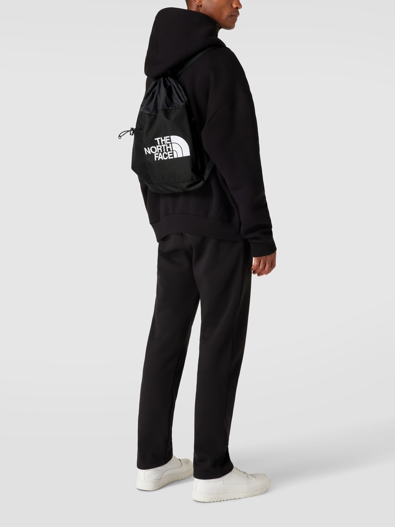 Rucksack mit Drawstring-Verschluss Modell 'BOZER' in schwarz