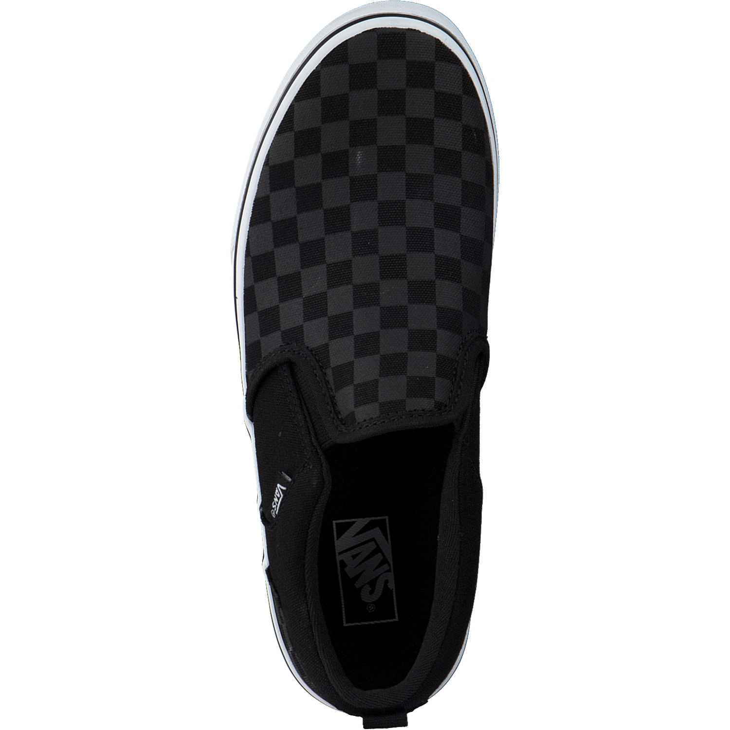 Vans Asher Checkers VN000VH0, Sneakers Low, Kinder, Schwarz