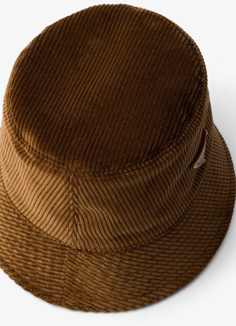 Prada  Bucket hoed van corduroy