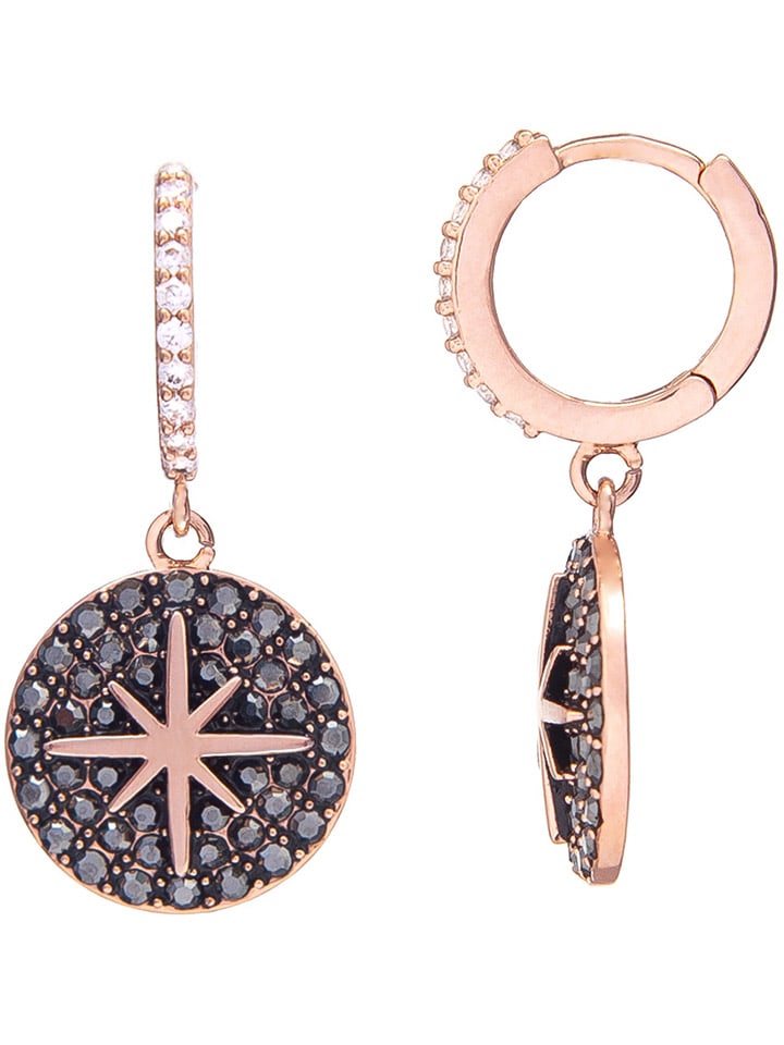 U.S. Polo Assn. 2tlg. Schmuckset: Rosévergold. Halskette und Creolen günstig kaufen onesize