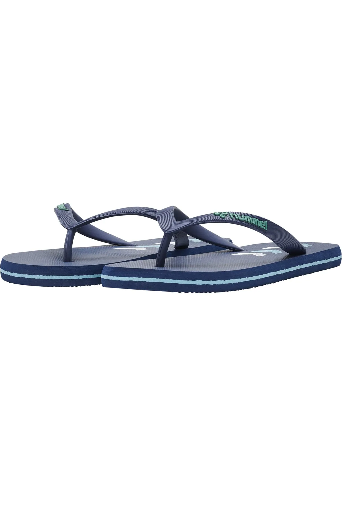 hummel  Pantolette - Blau - Flacher Absatz
