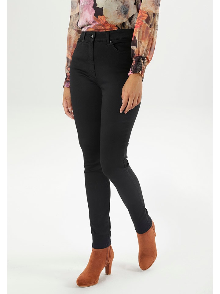 Aniston Jeans - Skinny fit - in Schwarz günstig kaufen