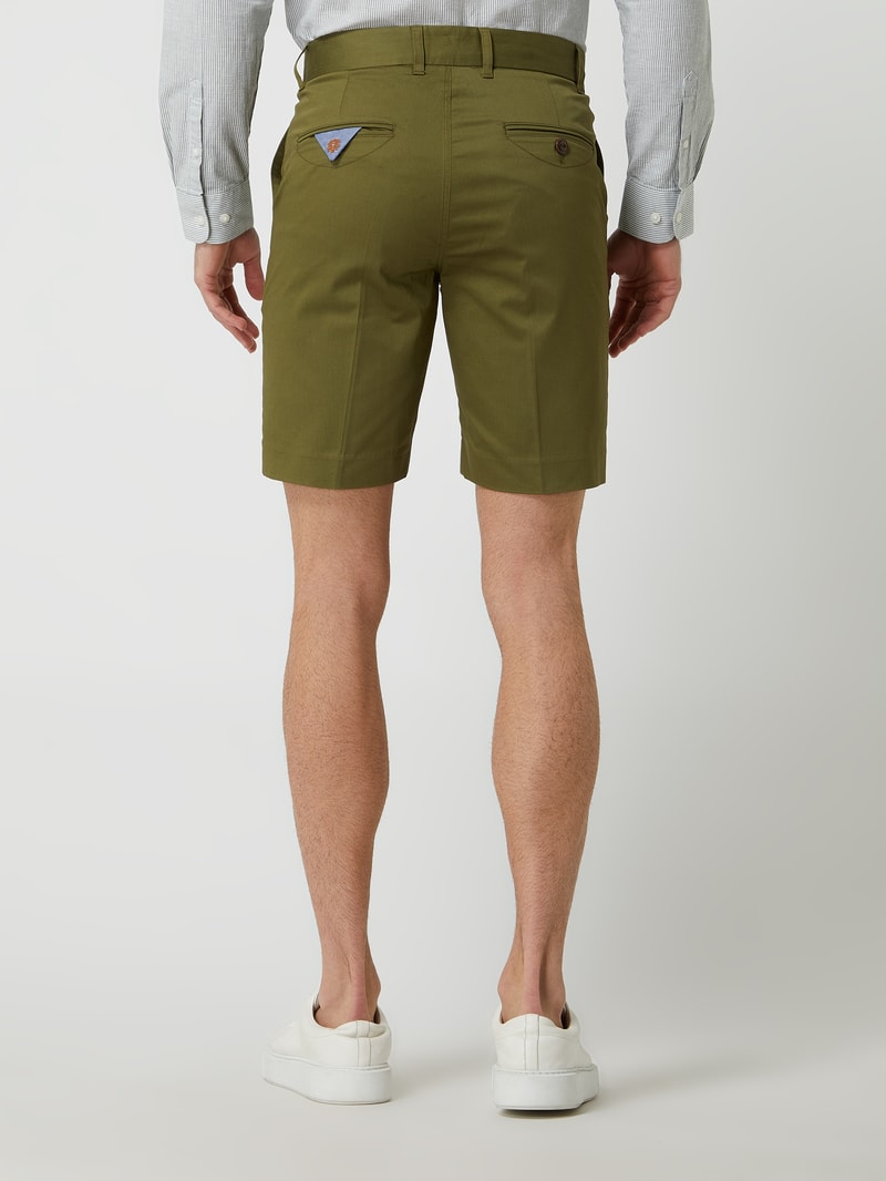 Chino-Shorts mit Stretch-Anteil Modell 'Russel Cole' in grün