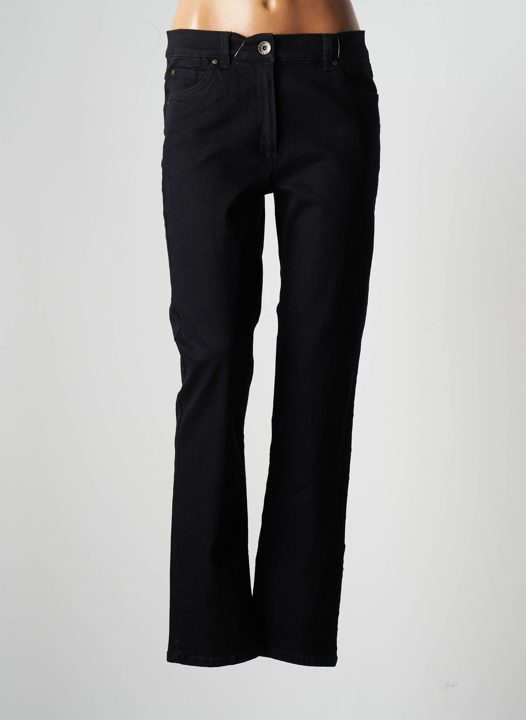 Anna Montana Jeans Coupe Slim Femme couleur noir