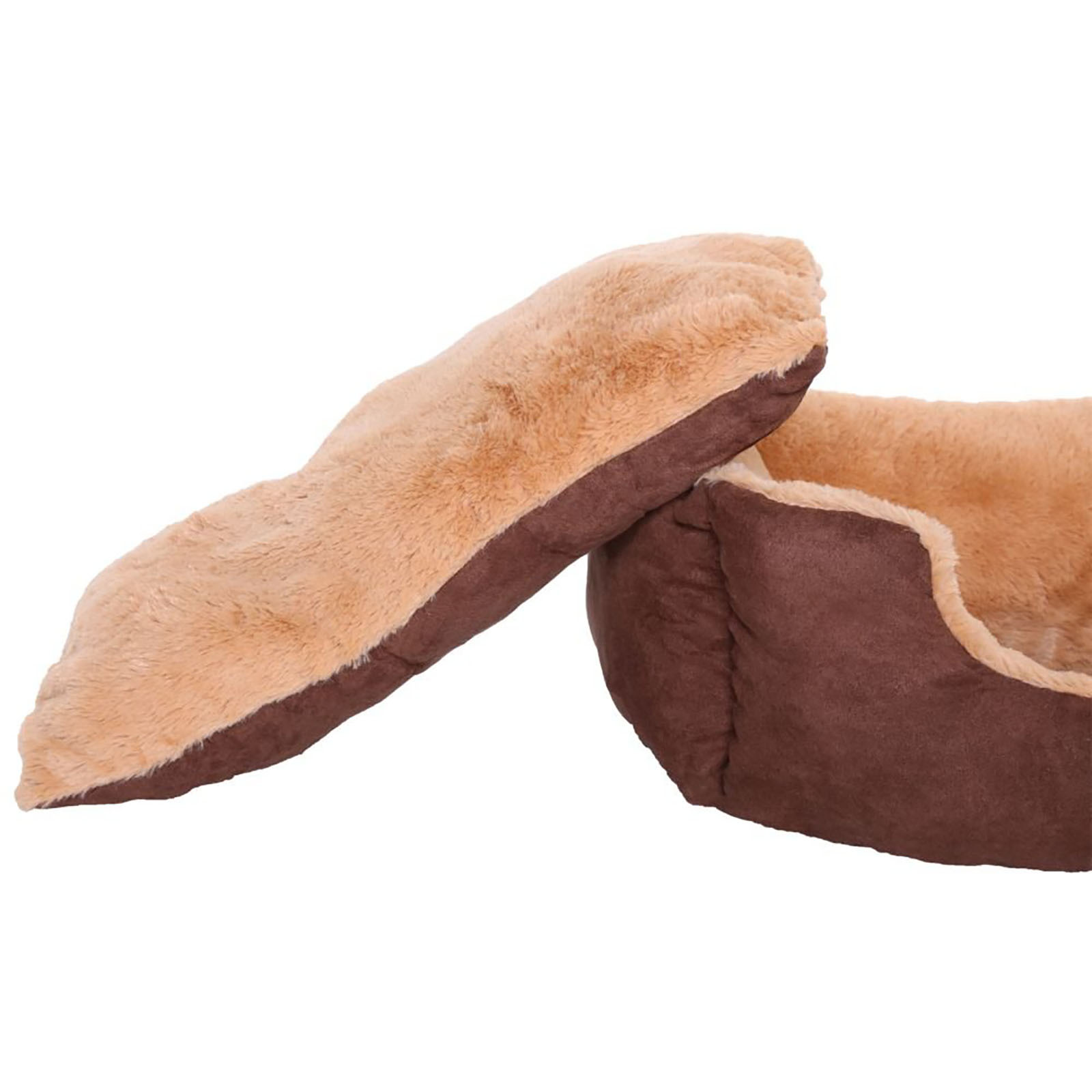Lionto Hundebetten Lionto Hundebett mit Wendekissen braun XL