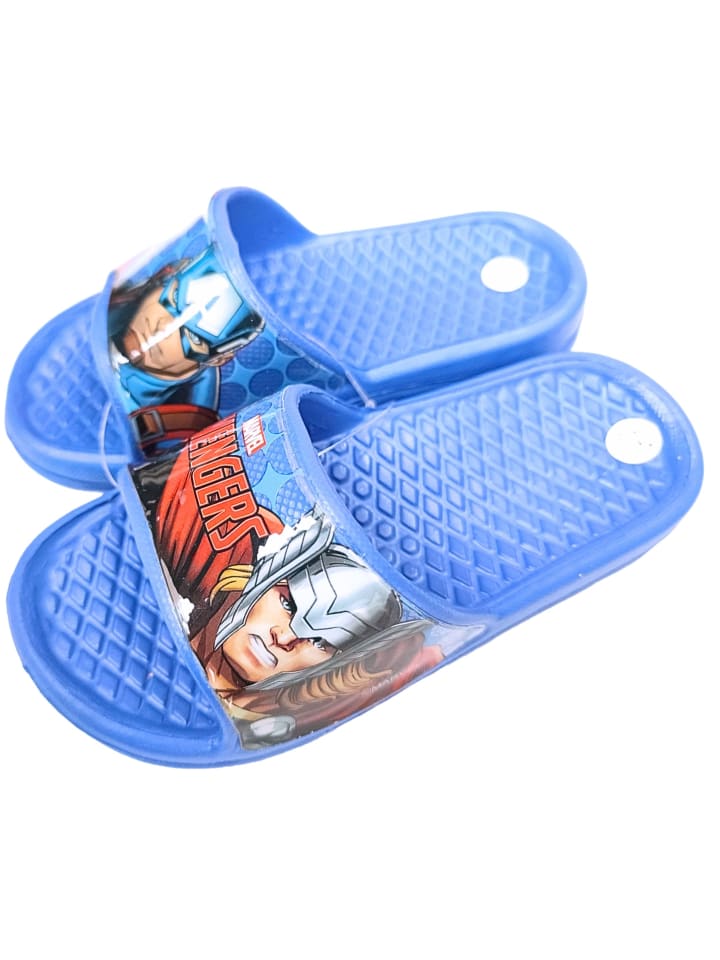 Avengers Badelatschen Avengers in Blau günstig kaufen