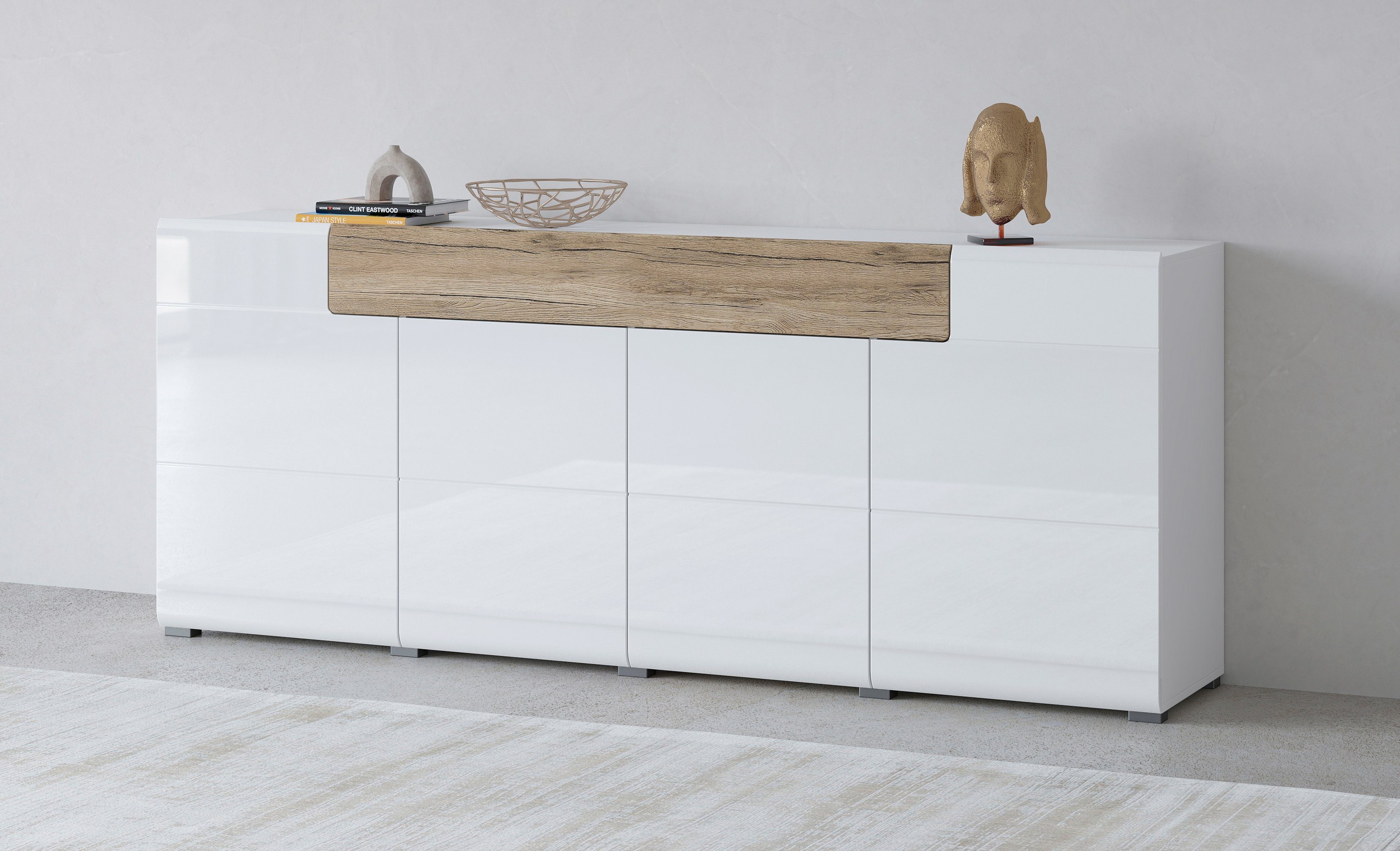 Helvetia Sideboard Toledo, Breite 208 cm