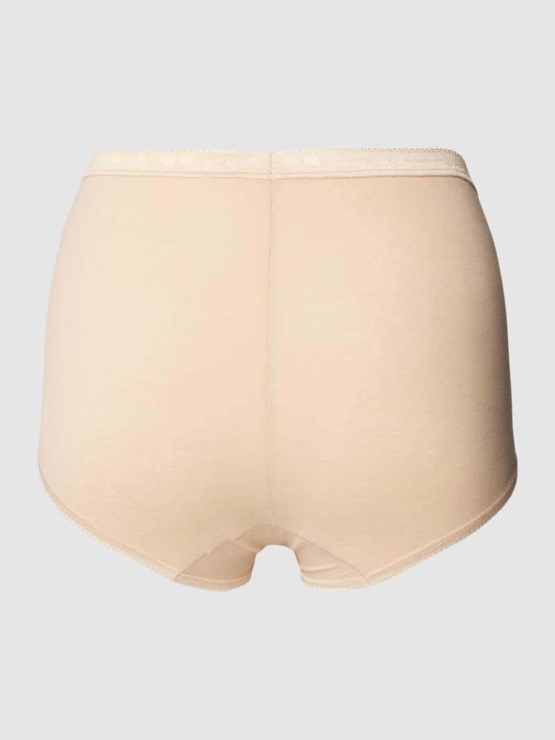 Pants mit Spitze im 4er-Pack in beige